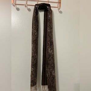 BLACK saks fifth avenue scarf